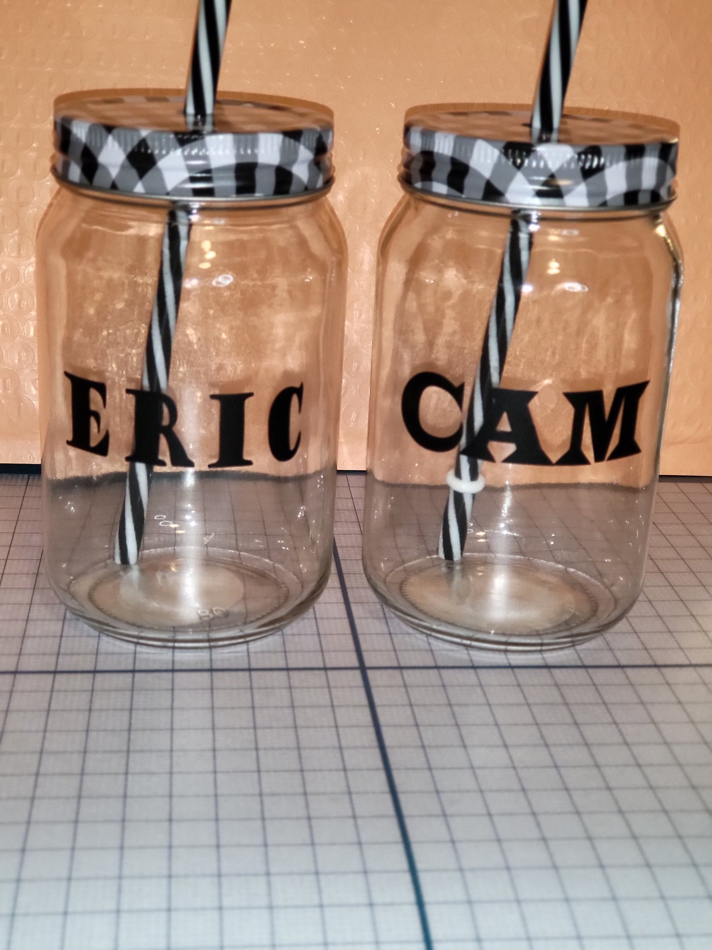 Custom Glass Mason Jar