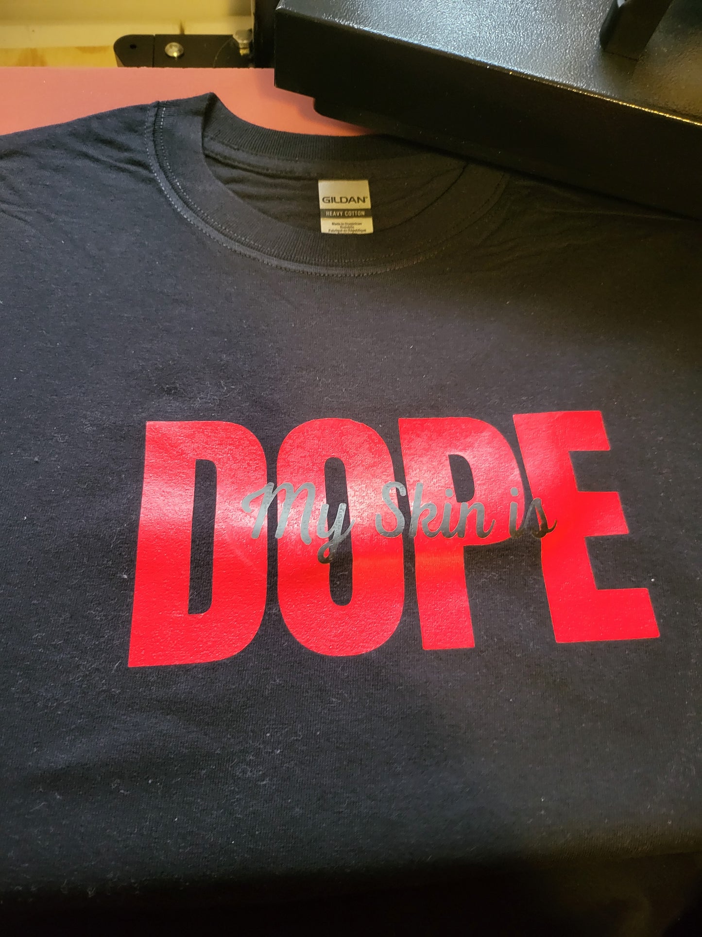 My Skin is DOPE Shirt - RED