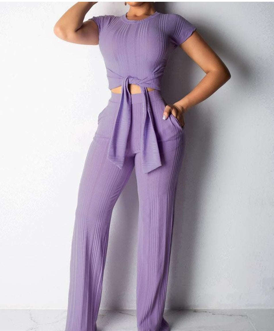 Sexy Night Out (lavender) two piece